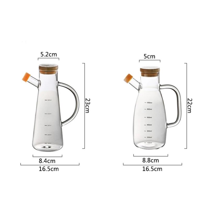 Handgemaakte waterglazen Deco' Clear van borosilicaatglas, 6-delig