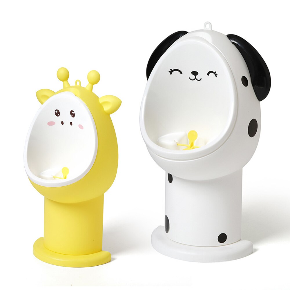 Baby Urinal Baby Boy Toilet Training Cartoon Animal Shape Potty Children Standing Urinal Toddler Wall-Mounted Portable Toilet