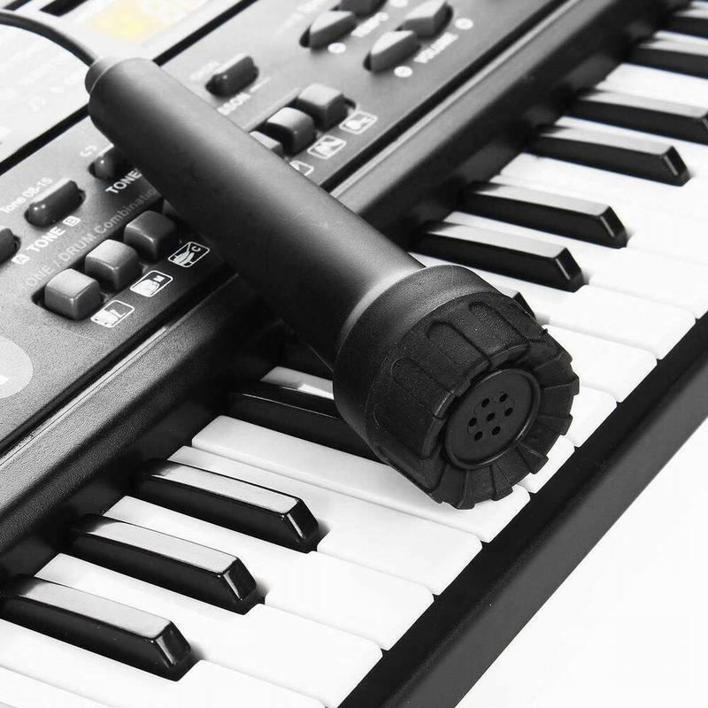 61-key LED Digital Keyboard Electronic Keyboard With Piano Microphone Music Instrument Children T3N1