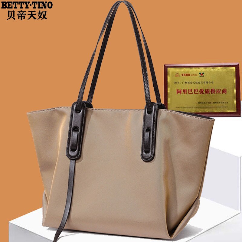 Handtaschen aus oxford-stoff, canvas-handtaschen, geräumige nylon-tragetaschen mit einem schultergurt