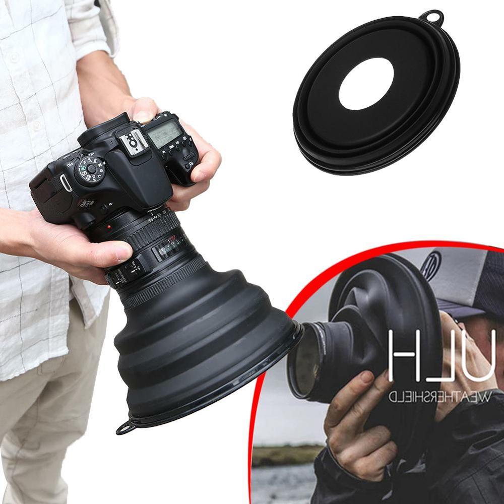 ultimo lente cappuccio Riflessione di trasporto Pieghevole in silicone Copriobiettivo anti-di vetro lente cappuccio per la Macchina Fotografica Del Telefono mobile Le Immagini video