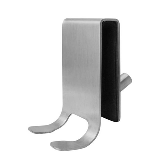 Raclette de douche noire avec crochet, noyau en acier inoxydable, nettoyage de salle de bains en Silicone, écran de fenêtre, essuie-glace de bain, nettoyeur de porte en verre: Gris foncé