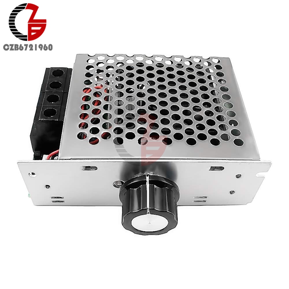 10000w krachtige scr elektronische spanningsregelaars,  ac 110v-220v motortoerentalregelaars, dimmende thermoregulatiemodules met ventilator