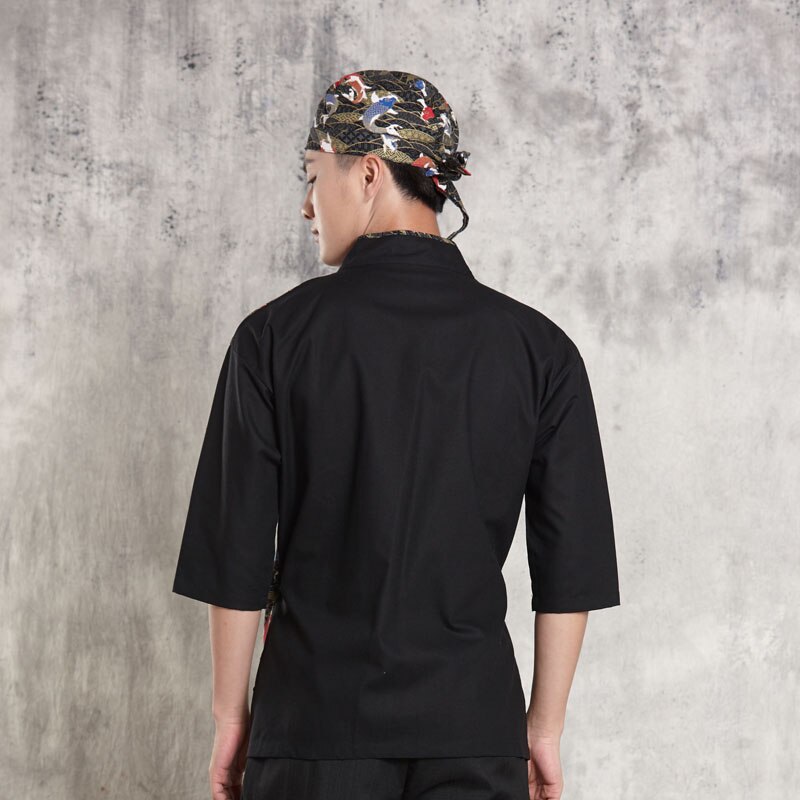 unisex Japanischen stil lebensmittel Service kleidung Sushi Koch jacke Neue Koch arbeit Uniform entwickelt koch anzug Japanischen Kimono