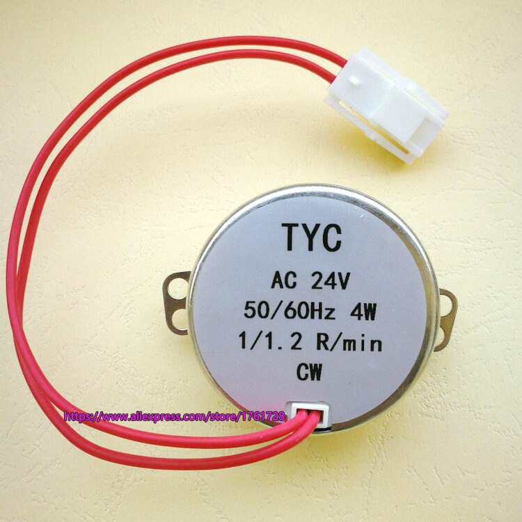 TYC50 AC24V 1/1.2R/Min Cw Ccw Transportband Motor Voor Kattenbakvulling Doos ~