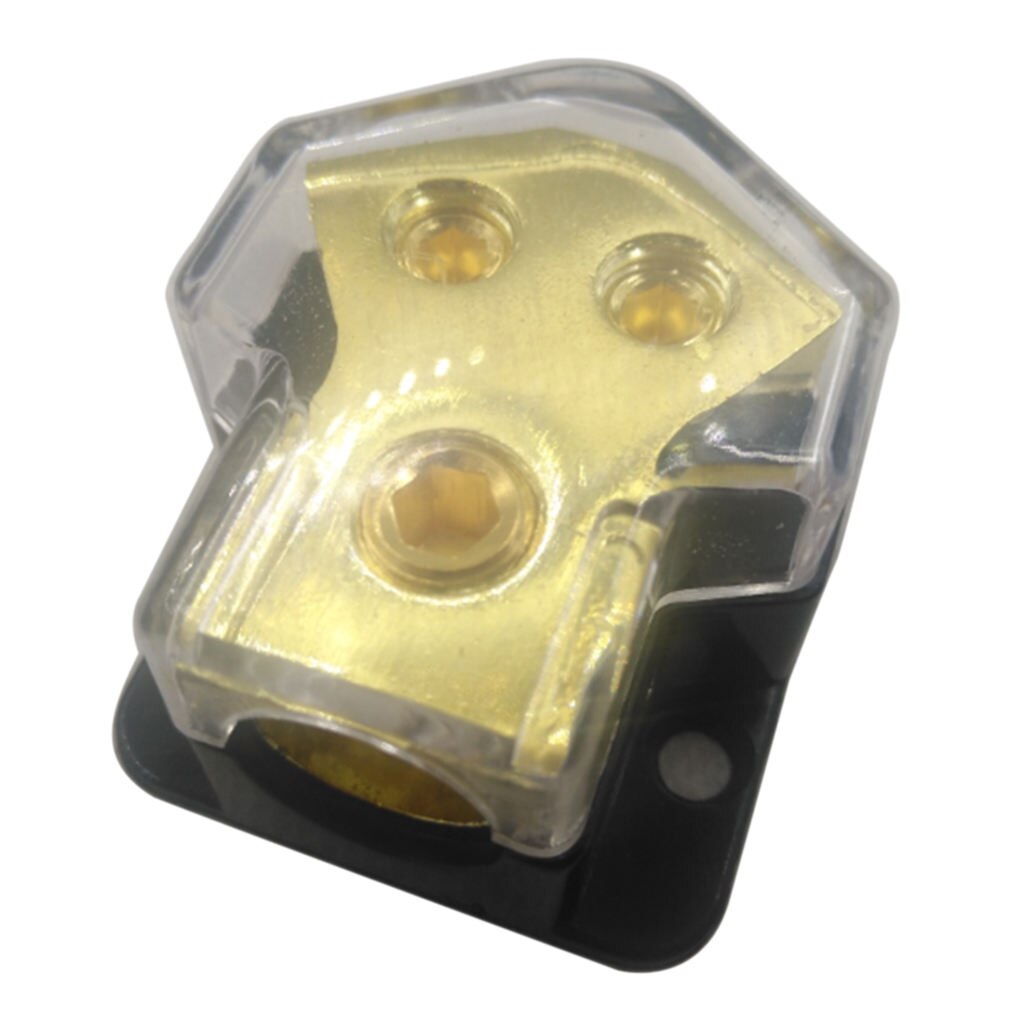 Power Distribution Block for Car Audio Amplifier Systems ( 1*2GA in 2*4GA Out )