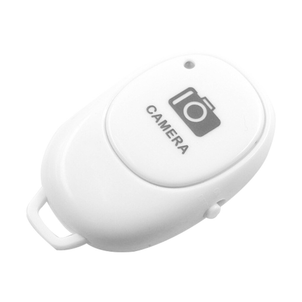 Bluetooth 4.0 Phone Camera Shutter Release Button Selfie Group Picture portable Wireless Remote Control: white