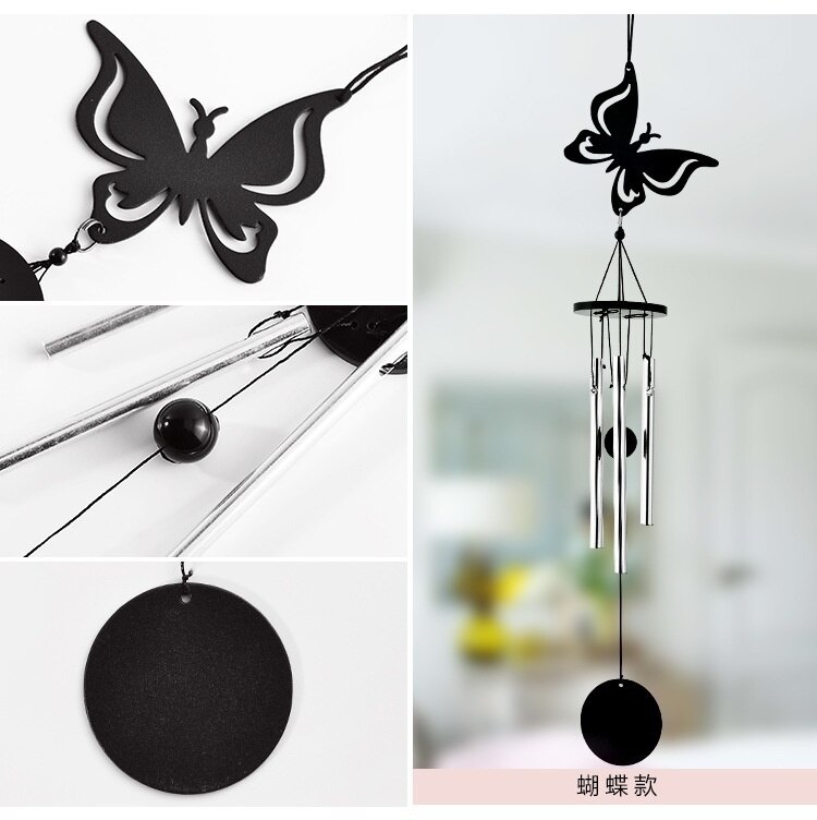 Metal Multi-tube Wind Chime Home Decoration Ornaments Wedding Birthday Hanging Pendant