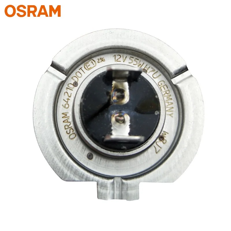 OSRAM 2 pièces Original H7 12V 55W PX26d Standard voiture halogène phare 3200K feux de croisement 64210GE fabriqué en allemagne paire
