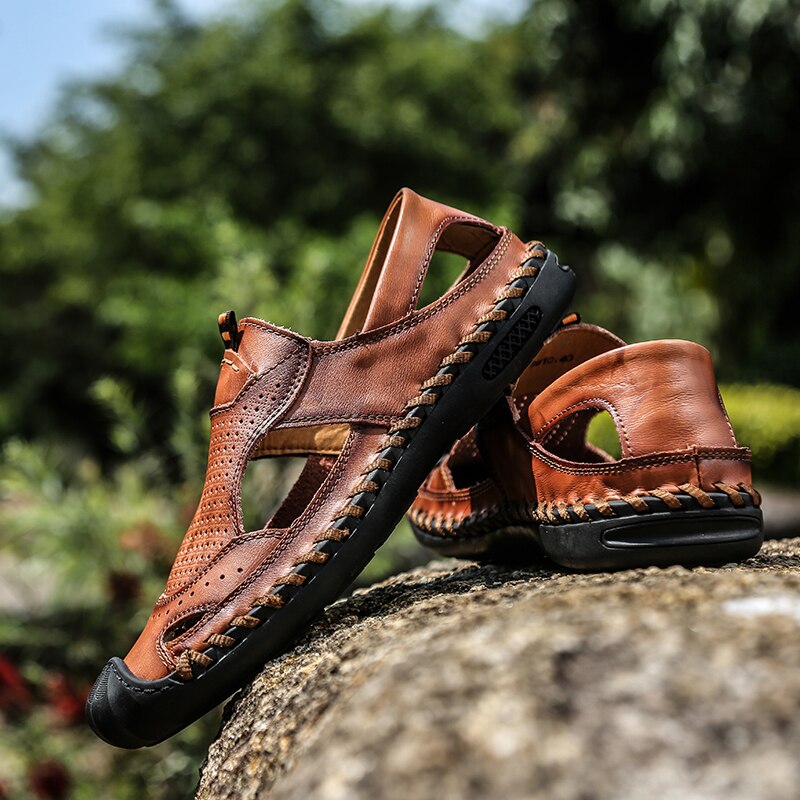 Été herren sommer hommes baskets confort zapatillas décontracté taille schuhe ete sandles homme hommes sandale heren