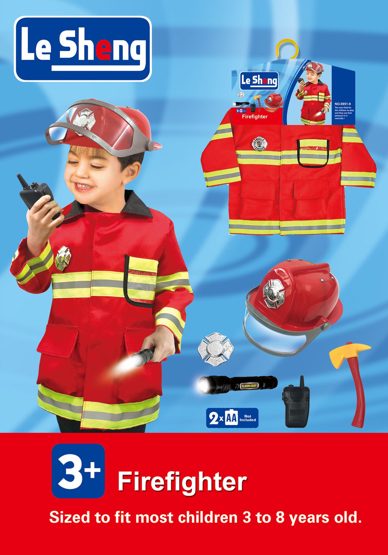 Children fire costumes Festival performance costumes children role-play props COSPLAY