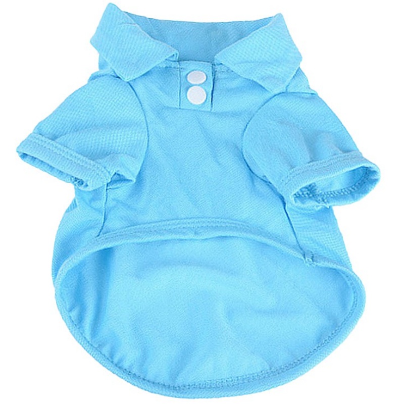 Luxe Hondenshirt Voor Kleine Honden Zomer Hond Poloshirt Schattige Zachte Puppy Kleding Effen Kat Shirt Chihuahua Hond Kleding Huisdier Kostuum