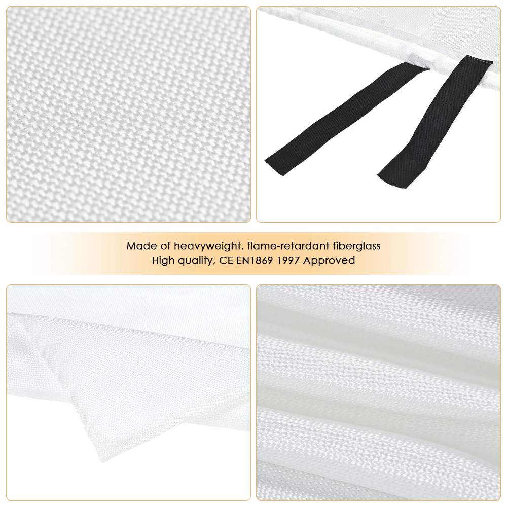 Flame-retardant Safety Cover Fiberglass Sealed Fire Blanket Home Safety Fighting Fire Extinguishers Fire Shelter