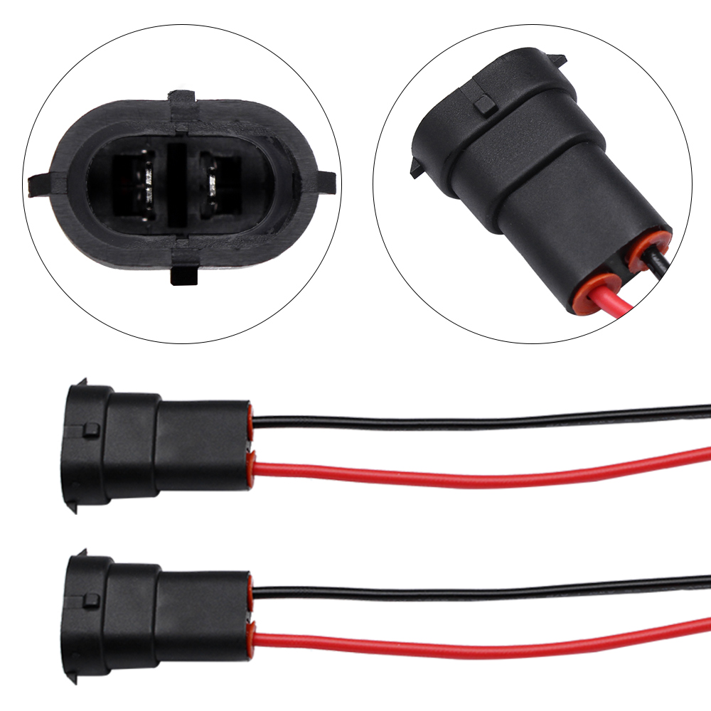 YUNPICAR H11 H8 880 881 Male Socket Adapter Connector Wiring Harness for Headlight Fog Light Retrofit