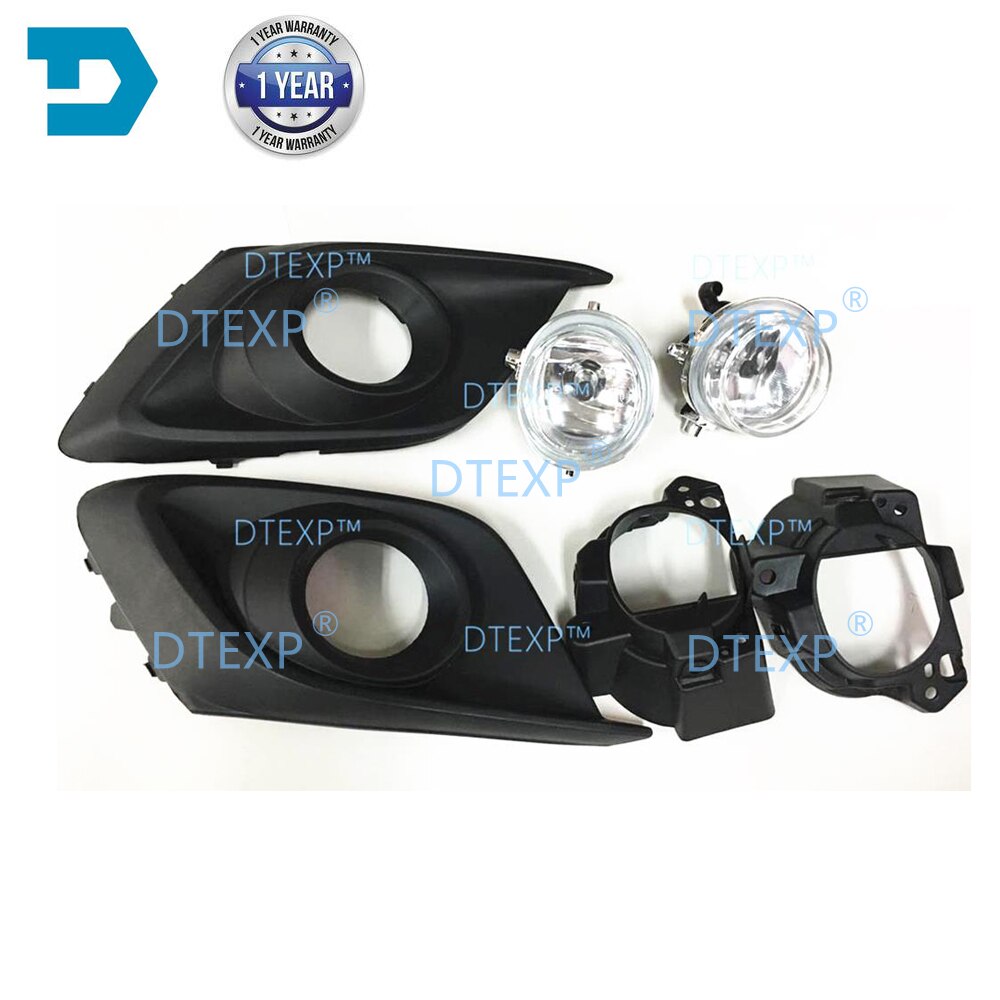 Fog Lamp Set 12V Fog Light Chrome Strip for Mazda 3 Front Lamp for Axela Warning Lights Clearance Lights Marker Lamps
