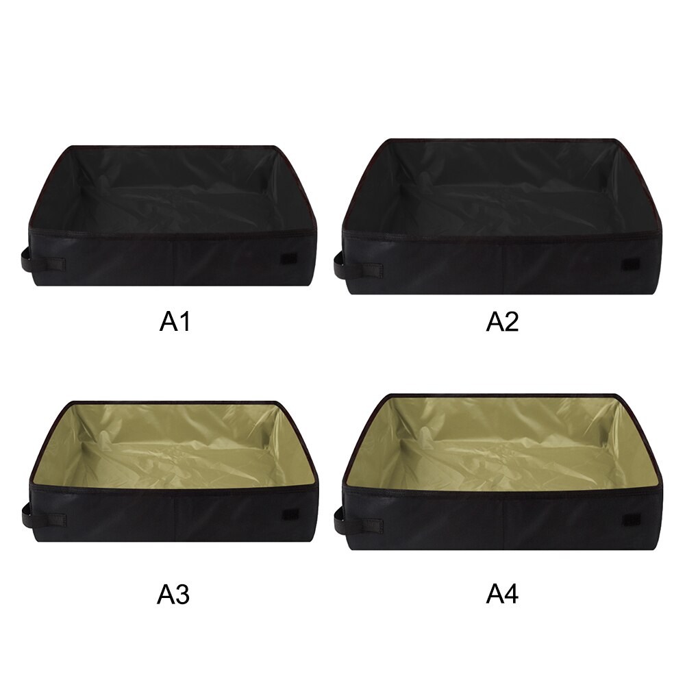 Folding Pet Cat Litter Box Portable Travel Toilet Seat Waterproof Outdoor Foldable Cat Litter Box Ccat Toilet Training Potty