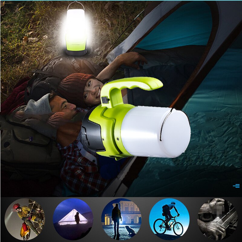 80W LED Waterproof Flashlight Highlight USB Rechargeable Working Light Camping Lamp Searchlight Lantern Portable Tent Lamp