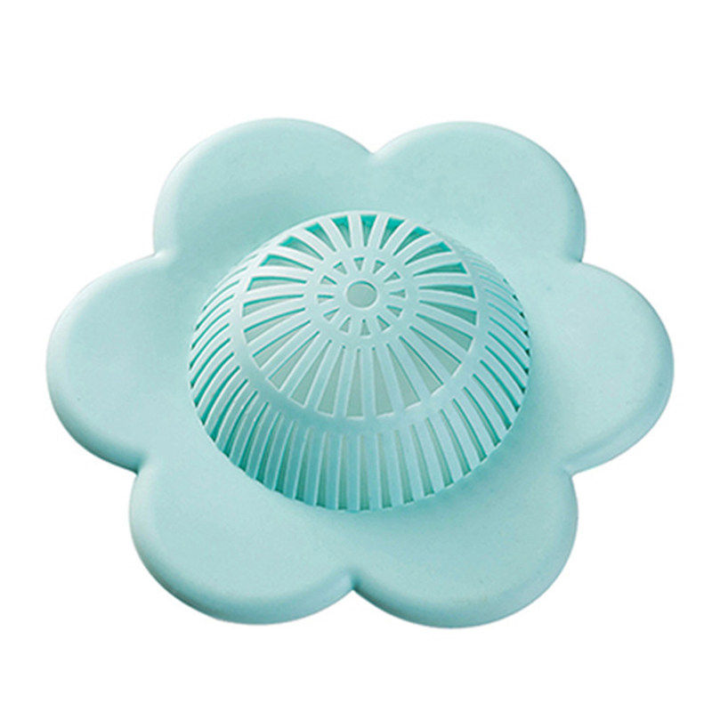 Silicone Sink Strainer Anti slip Floor Drain for Home kitchen sink protector bathroom sink strainer drain hair catcher: Green