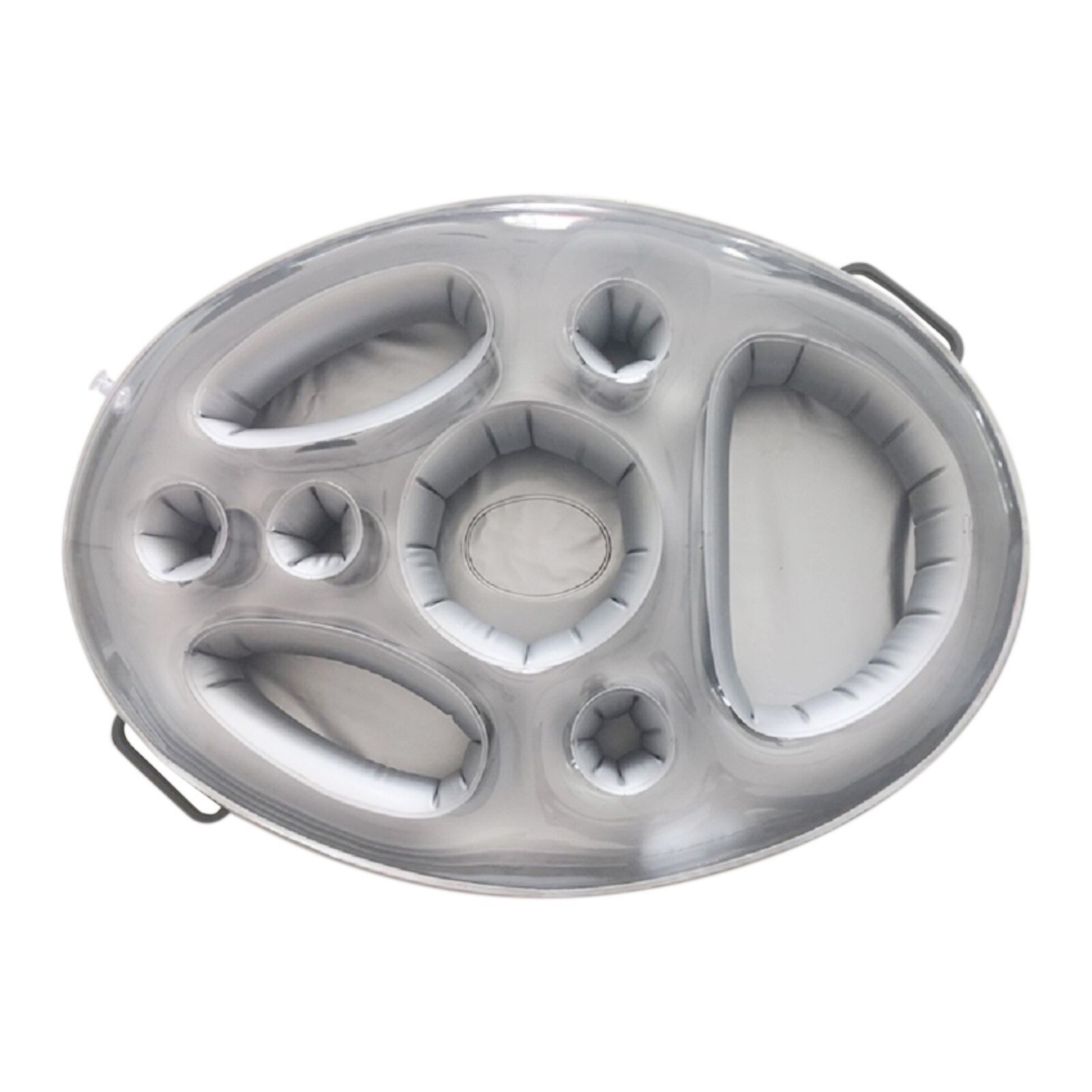 Sommerparty-eimer, aufblasbarer getränkehalter, becher, schwimmendes tablett, tragbarer getränkehalter, trinkkühler, tisch-bartablett, Strand