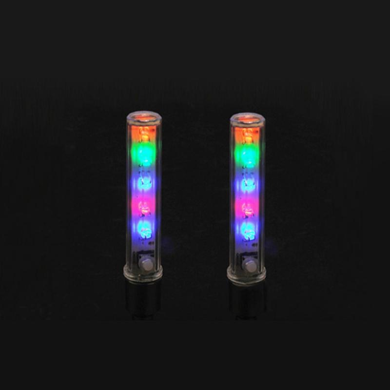 Fietsen Sportartikelen LED Kleurrijke Fiets Ventiel Licht Lichten Outdoor Fiets Wheel Light Fiets Accessoires