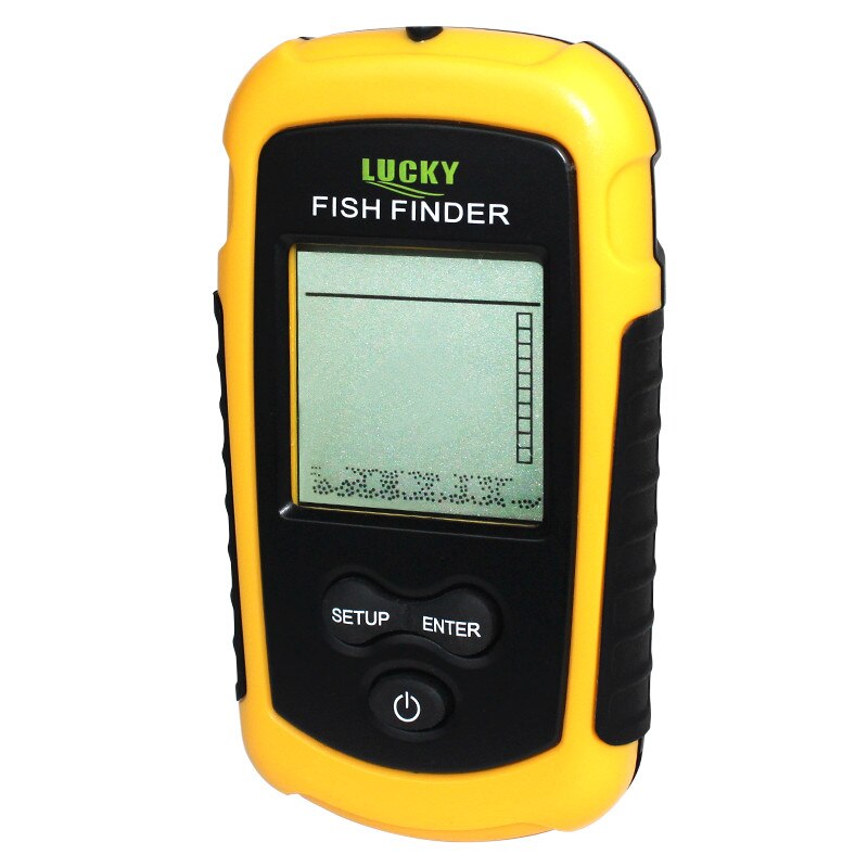 Luckyportable Fishfinder Sonar Sirene Alarm Transducer Fishfinder 0.7-100M Vissen Echolood FF1108-1 Fishfinder