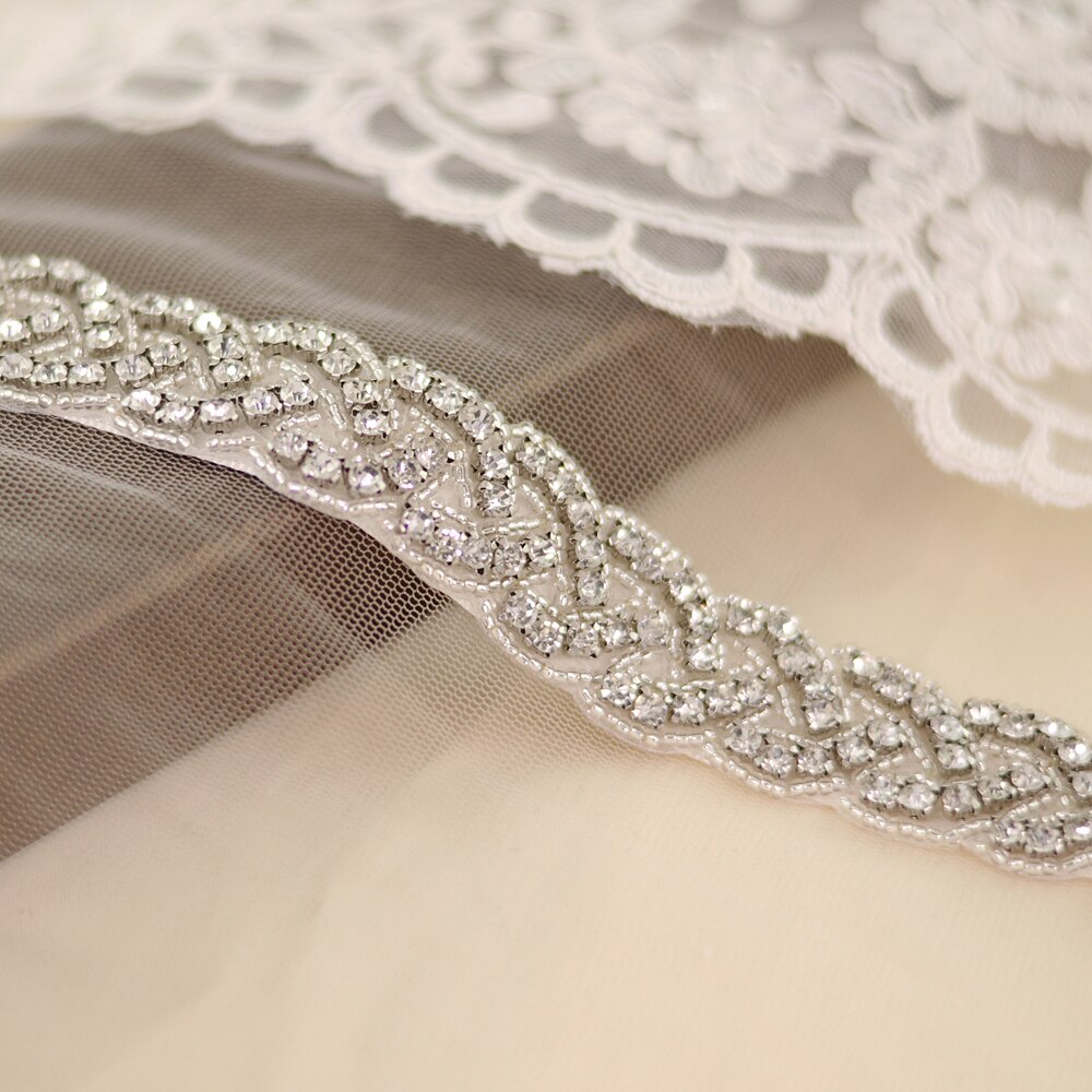 TRiXY S216-S atemberaubend Strass Gürtel Braut Gürtel Brautjungfer Gürtel für Kleid Hochzeit Kleid Gürtel Bling Gürtel für Frauen Taille Band: Applikationen