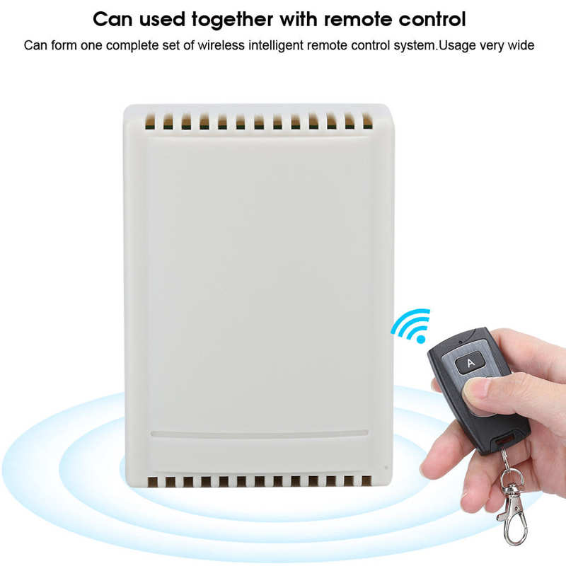433MHZ DC12V Two Way Transmitter Receiver Relay Wireless Remote Control Switch Accessory ABS