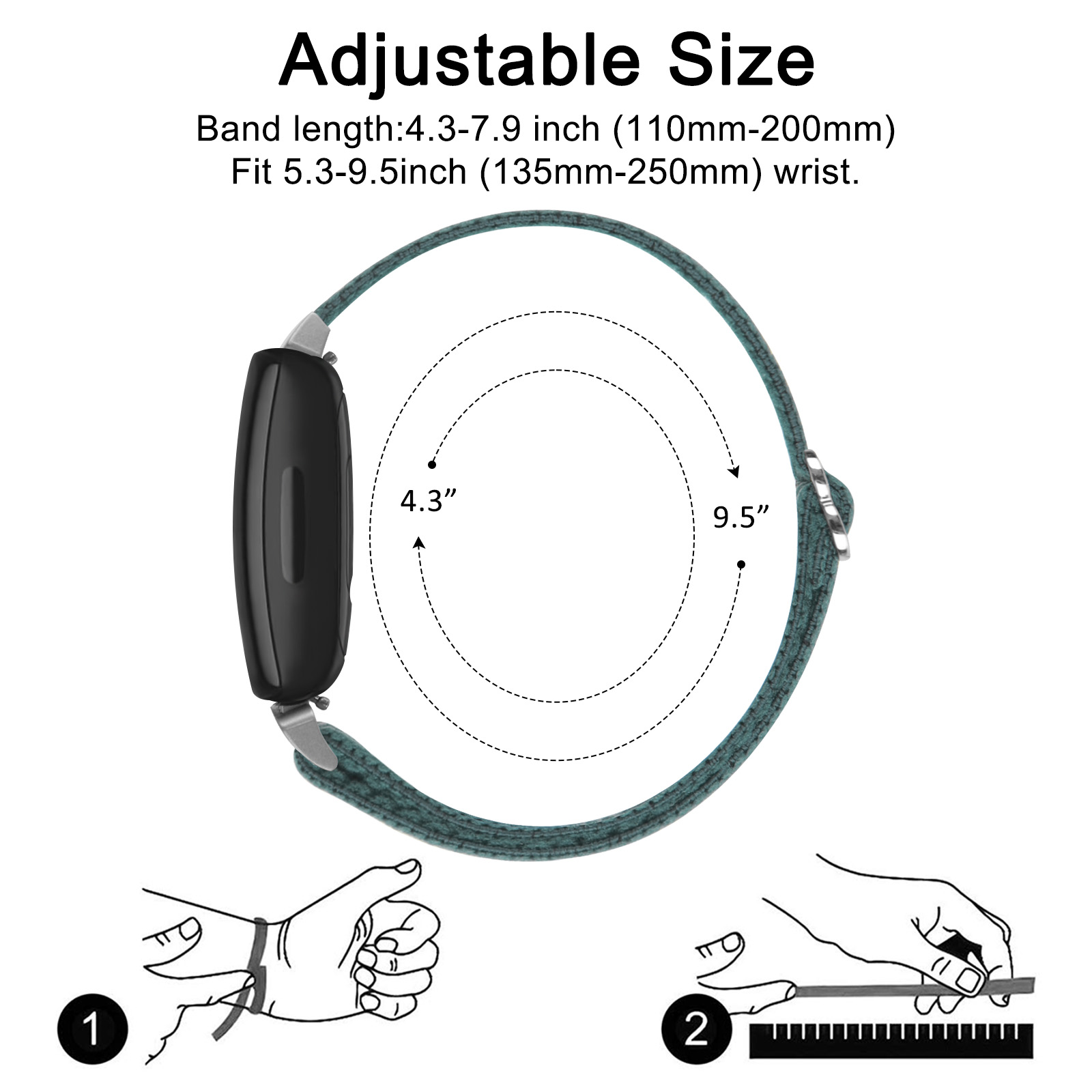 Correa de reloj elástica para Fitbit Inspire 2 ACE 3, pulsera para niños, pulsera para Fitbit Inspire HR ACE 2