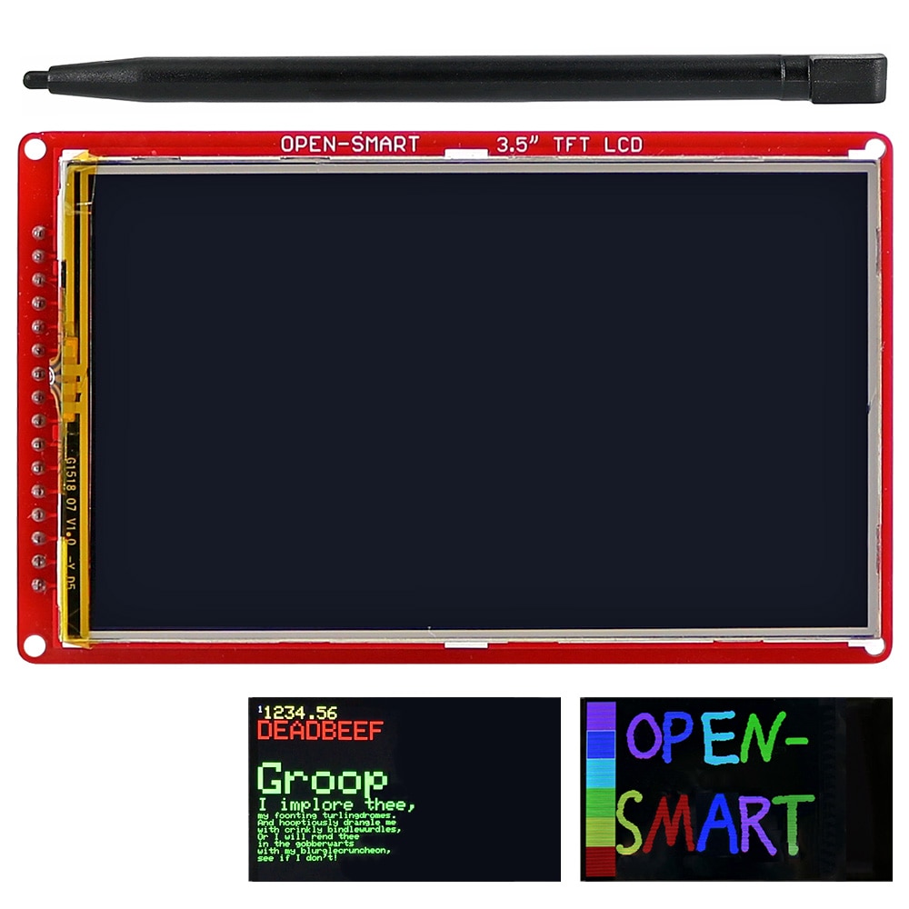 OPEN-SMART 3.5 "zoll TFT LCD Schild Touchscreen Breakout Board modul mit Touch Stift für Arduino UNO r3/Nano/ Mega2560