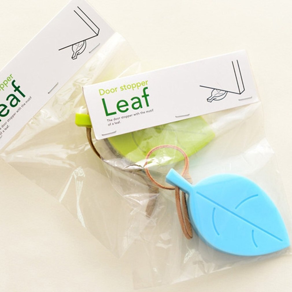 Home Leaves Door Stop Stopper Door Wedge Baby Safety Doorstop Wedge Finger Protector for Home Garden Office