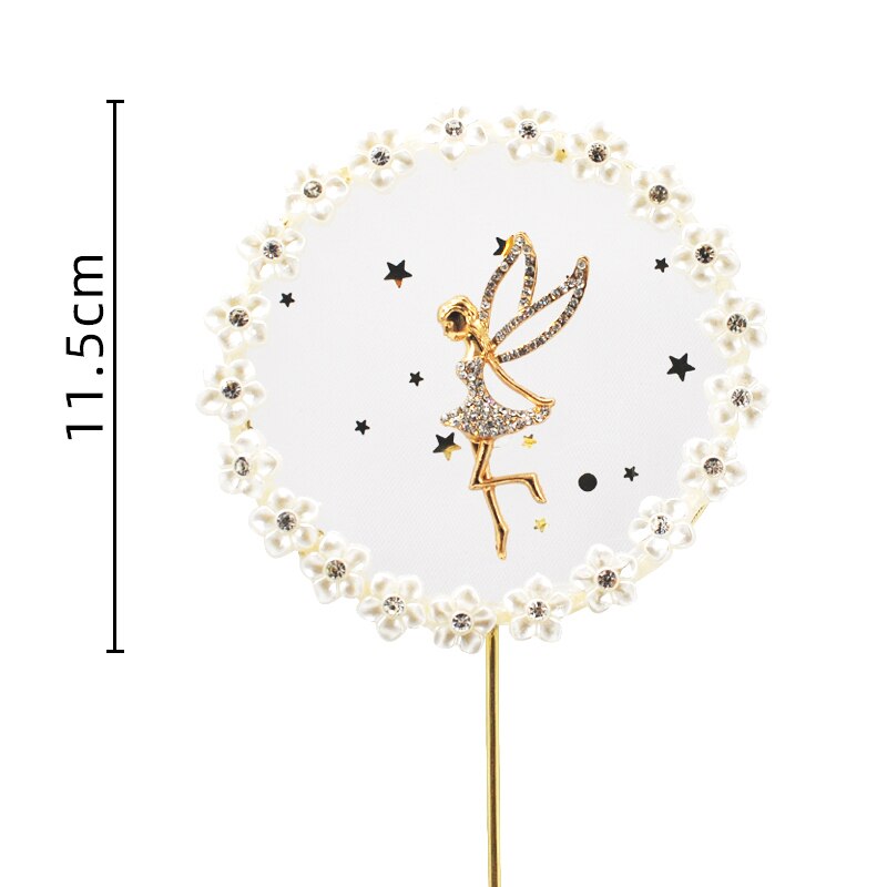 3pc Girls Ballet Cake Topper Dancing Girl Doll Decor Wedding Ballerina Birthday Cake Decor Baby Girl 1st Happy Birthday Party: angel