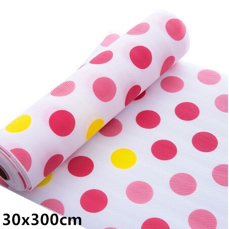 1 Roll drawer mat 45X122cm Oil-proof Moisture Kitchen Table Shelf Liner Waterproof Mats non slip waterproof closet placemat: D5 30x300cm