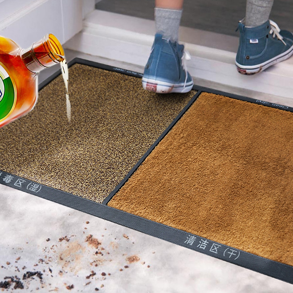 Non-slip Disinfecting Mat Sanitizing Floor Mat Entrance Carpet Disinfection Door Mat Entry Rug Shoe Mat for Outdoor Home Hotel