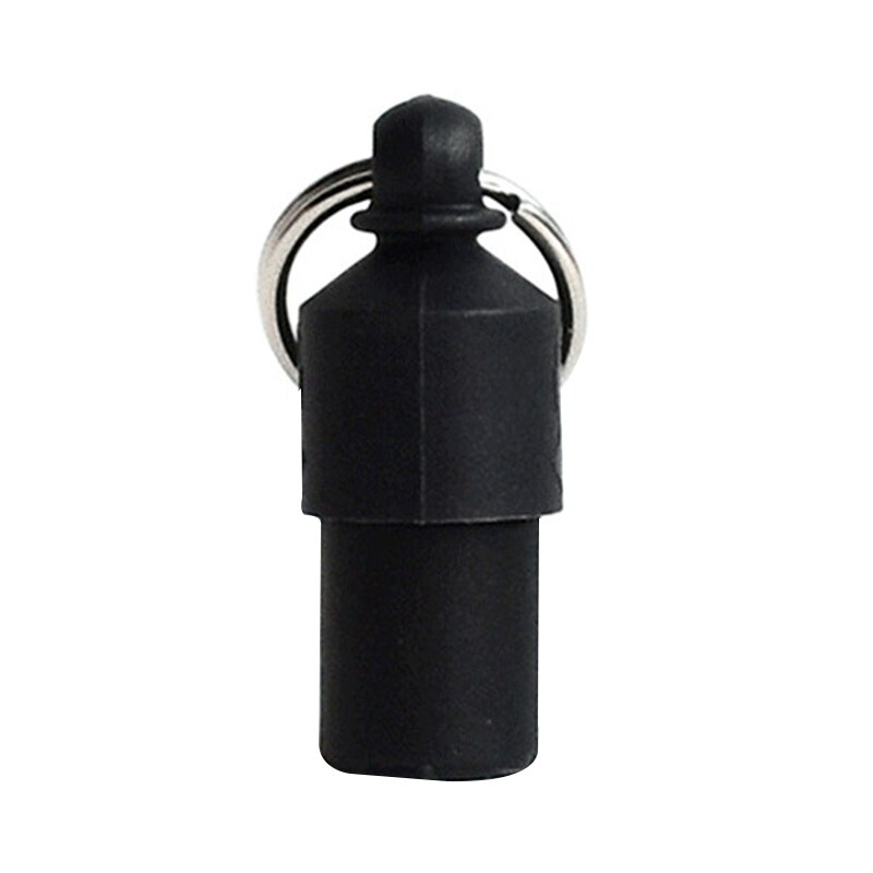 Pendentif d'adresse Anti-perte pour animaux de compagnie, 1 pièce, pour chien, chat, identification, nom, étiquette, carte d'identité, Tube de rangement, accessoires pour chiens: Black