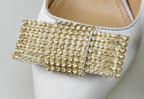 (1 paire) strass sardine détachable nœud papillon accessoires de chaussures: 4