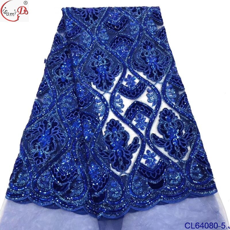 velvet cutting gold metallic thread lace fabric for CL64080