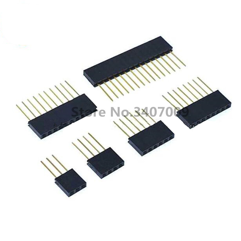 10PCS 2P-10P Single Row Straight FEMALE PIN HEADER... – Grandado