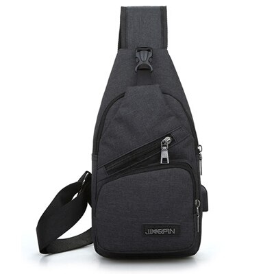 Oxford Women Chest Pack Single Shoulder Strap Back Bag Crossbody Bags for Women Sling Shoulder Bag Travel Back Pack: Black