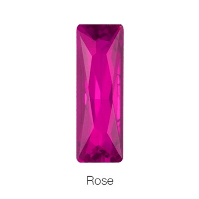 Meerdere Kleur Prinses Baguette Glas Accessoires Kleding Strass Mobiele Telefoon Patches Pointback Strass Accessoire: 5x10mm / Rose