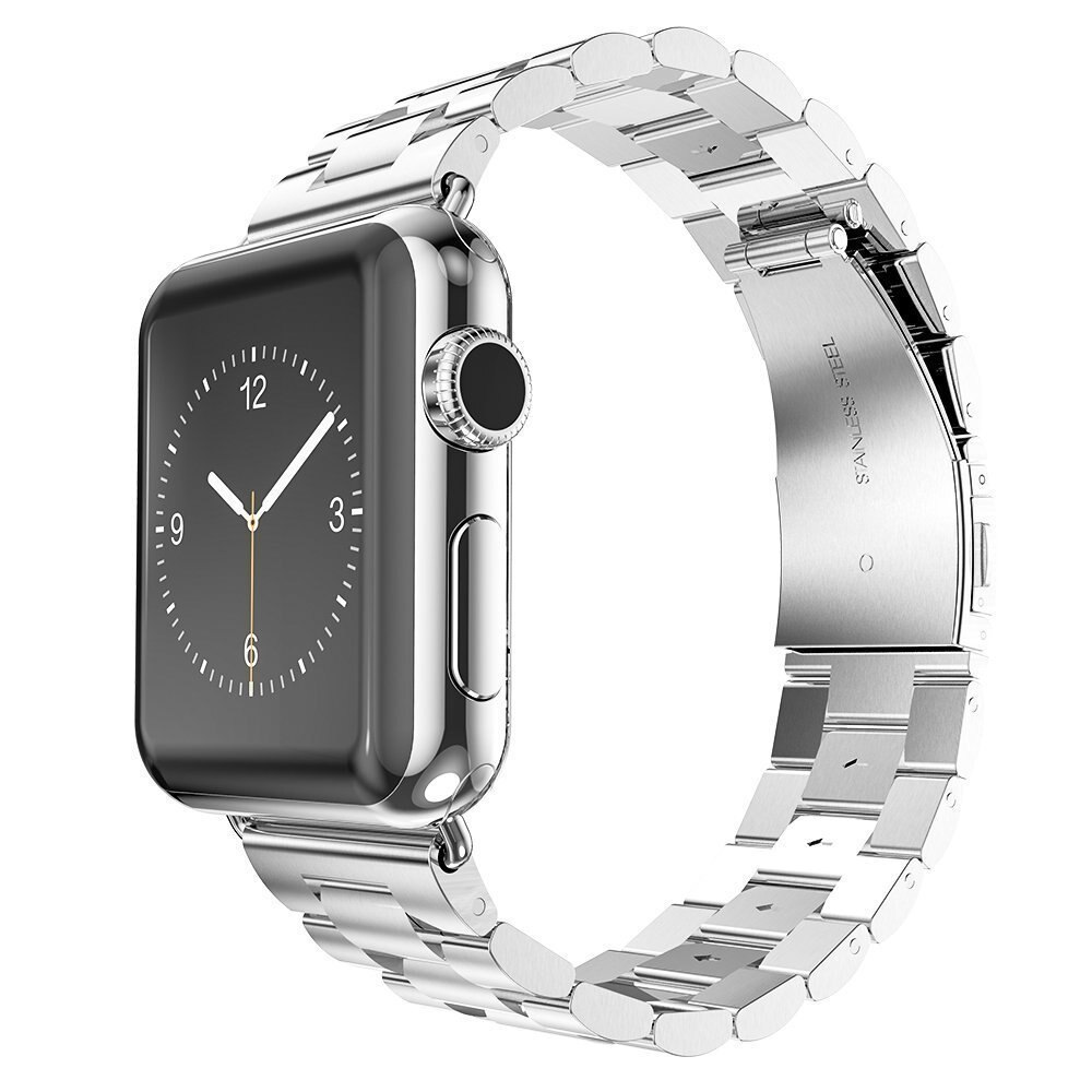 42mm 38mm de Metal de acero inoxidable banda de reloj Apple Watch banda 40mm 44mm pulsera correas para reloj para la serie de correas para iWatch 5 4 3 2 1