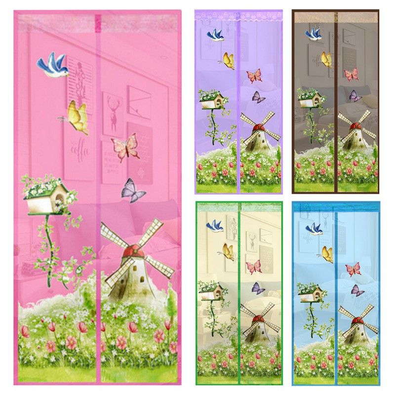 Deur Gordijn Magnetische Gordijnen Handsfree Mesh Anti Mosquito Insect Fly Bug Gordijnen Netto Automatische Sluiten Deur Screen Keuken