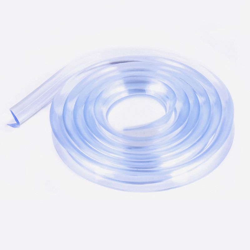 Transparante Tafel Rand Meubilair Guard Hoek Beschermers Bumper Strip Met Dubbelzijdige Tape Voor Kasten, Tafels, lades 1M