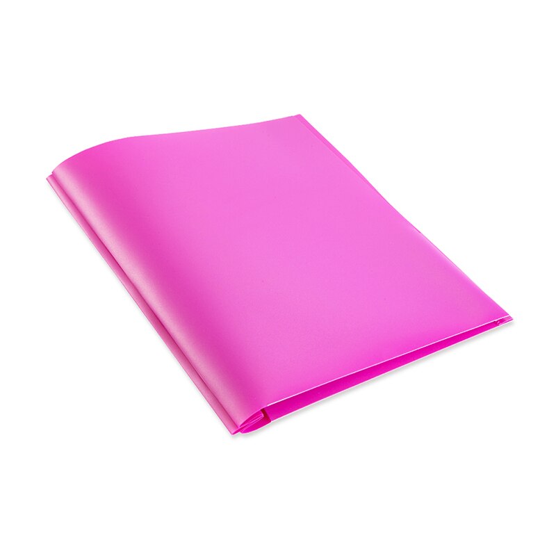 Comix Poly File Folders with 2 Pockets, File Portfolio Folder with 3 Prong Fastners, Letter Size, 12pcs/Pack