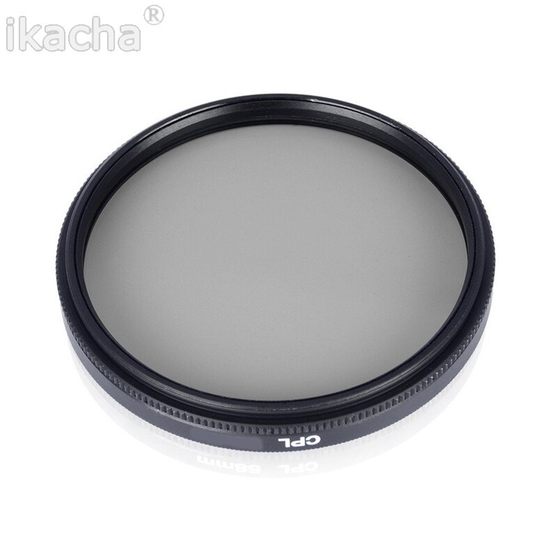 55mm UV FLD CPL Lens Filter Set + Lensdop + Bloem Zonnekap voor Nikon Sony Pentax Voor Canon D5200 D3300 D3100 Camera accessoires