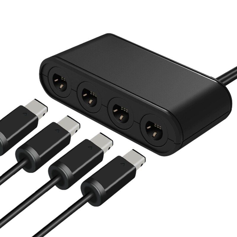 Adaptador 2 en 1 para GameCube/N-G-C, convertidor para Wii U y PC, USB para Switch Super Smash Brothers