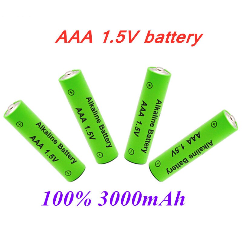 4-20 PCS AAA Battery 3000mAh 1.5V Alkaline AAA rechargeable battery for Remote Control Toy light Batery