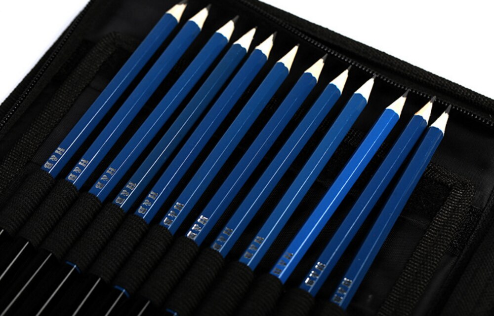 32/48/55pc/set sketch drawing pencil art brush pencil adult kids learning pencils school office supplies easy color