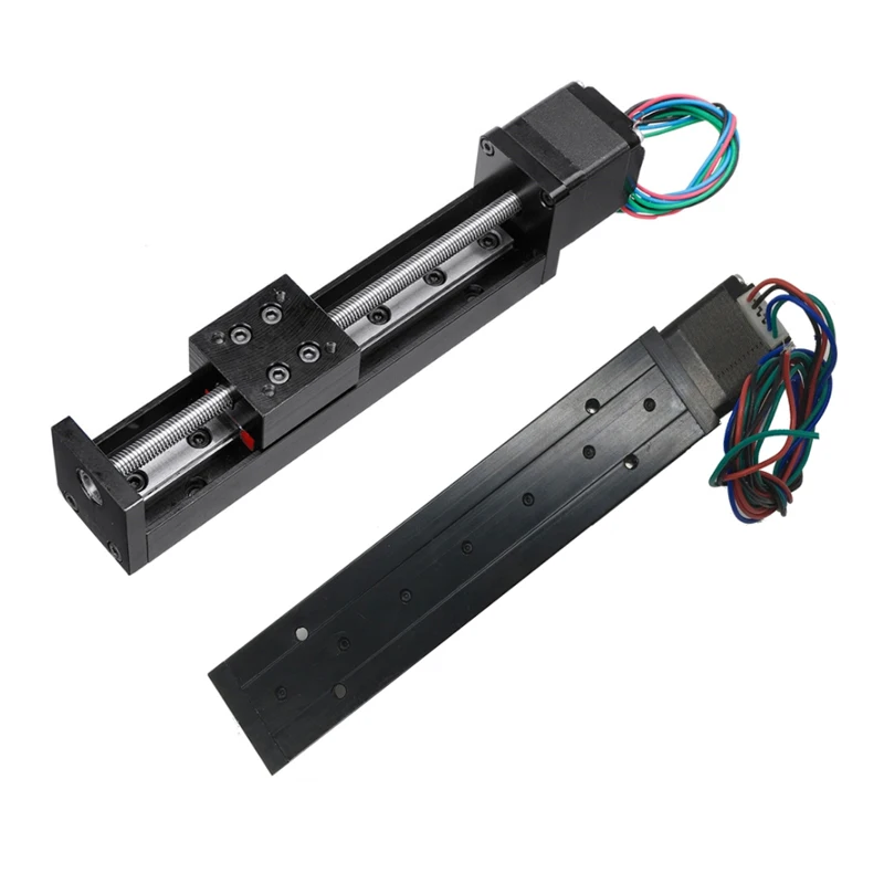 Mesa deslizante cnc tipo t, guia de transporte de palco linear, kit de acionamento de motor de passo, mini mesa deslizante, mesa de eixo xyz