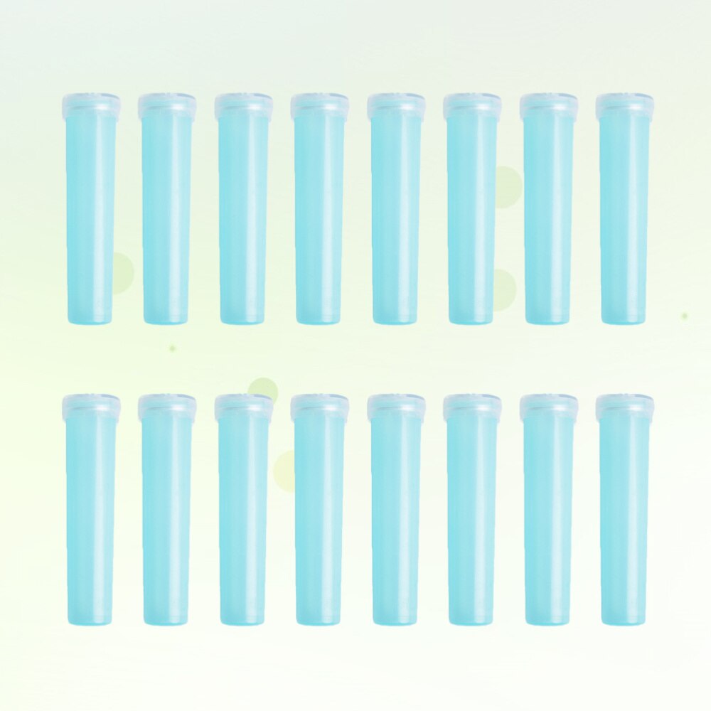 100Pcs Bloemen Water Buizen Bloemen Verse Voeding Cultuur Water Opslag Kleine Test Bloem Winkel Levert Bloem Houder (Sky blauw)