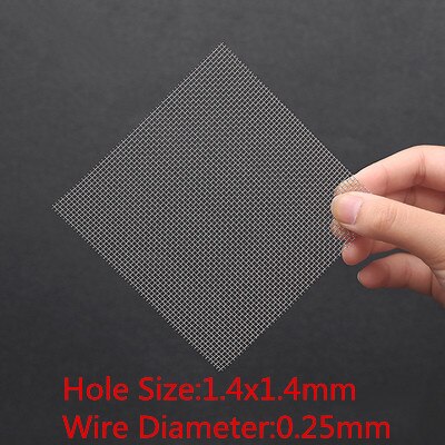 1 Stck, Fenster Gittergewebe Vorderseite Fix Gittergewebe Universal- Reparatur Leisten Stoßstange Edelstahl Kühlergrill Filter Netz, 100cm Breite * 100cm Länge: 1.4x1.4mm Loch